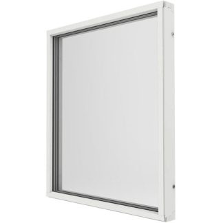 Fast Fönster Elitfönster Original Alu 100 3-glas Vit Aluminium