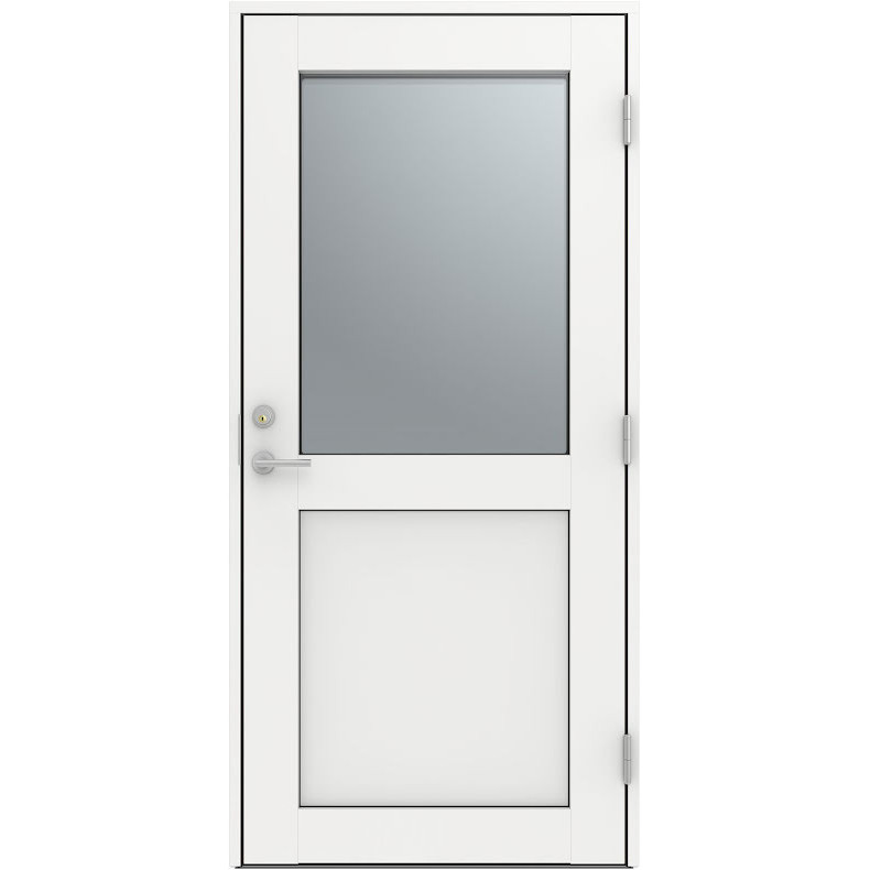 Ytterdörr Diplomat Altan 12 Vit Aluminium