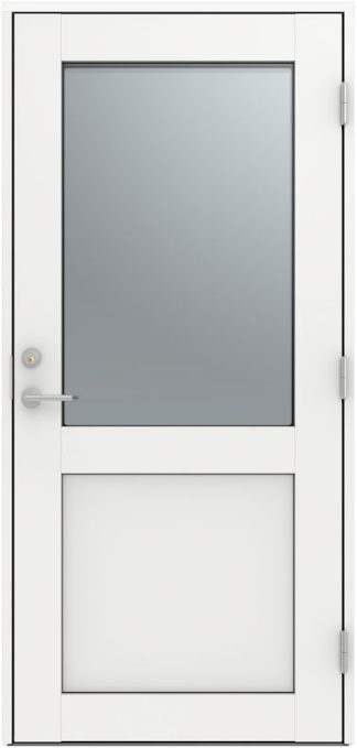 YTTERDÖRR DIPLOMAT ALTAN 13 VIT ALUMINIUM