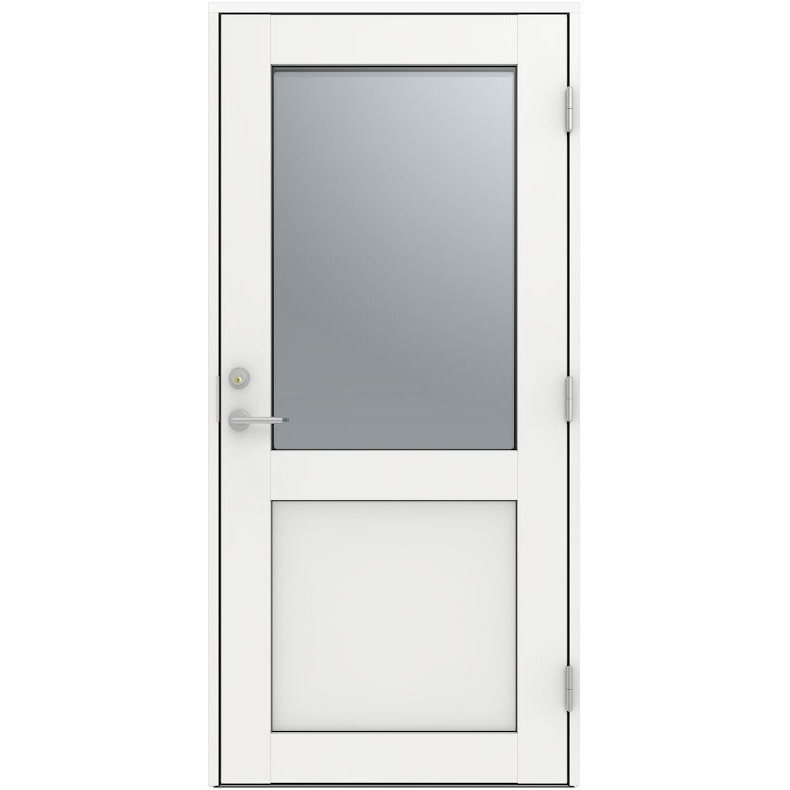 YTTERDÖRR DIPLOMAT ALTAN 13 VIT ALUMINIUM
