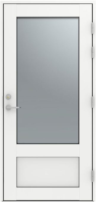 Ytterdörr Diplomat Altan 16 Klarglas Aluminium