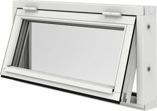 Överkantshängt Elitfönster Original Trä 100 3-glas Vitmålat Trä