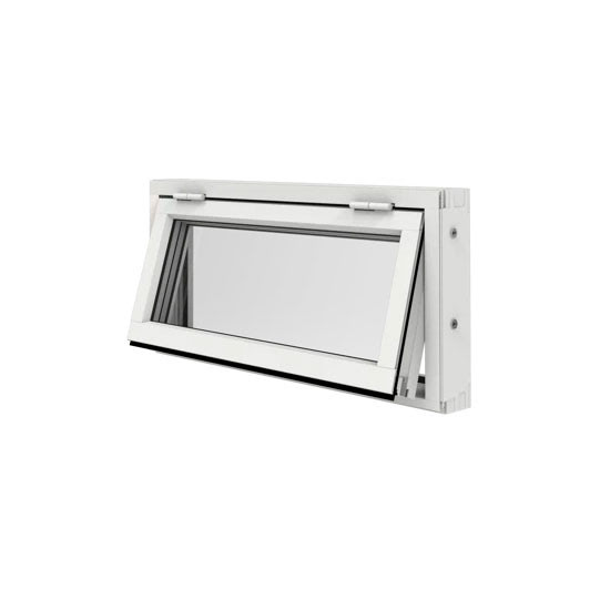 Överkantshängt Elitfönster Original Alu 100 3-glas Vitlackerad Aluminium