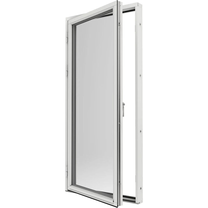 Helglasad Fönsterdörr Elitfönster Original Trä 100 3-GLAS Vitmålat Trä