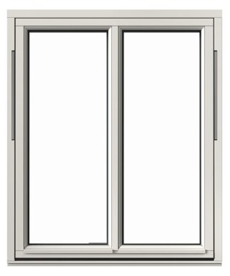 Vridfönster Elitfönster Original Trä 100 3-Glas Med Glasdelande Post Vitmålat Trä