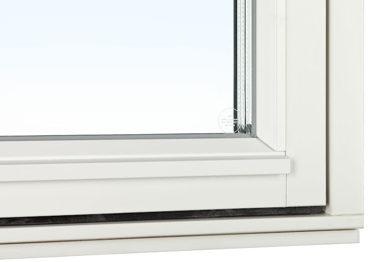 Överkantshängt Fönster Svenska Fönster Rund Profil 3-glas Vitmålat Trä - Bild 5