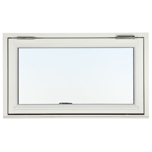 Överkantshängt Fönster Svenska Fönster Rak Profil 3-glas Vitmålat Trä
