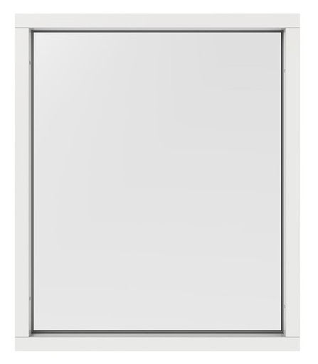 Fast Fönster Outline 3-Glas Vitlackerad Alu - Bild 2