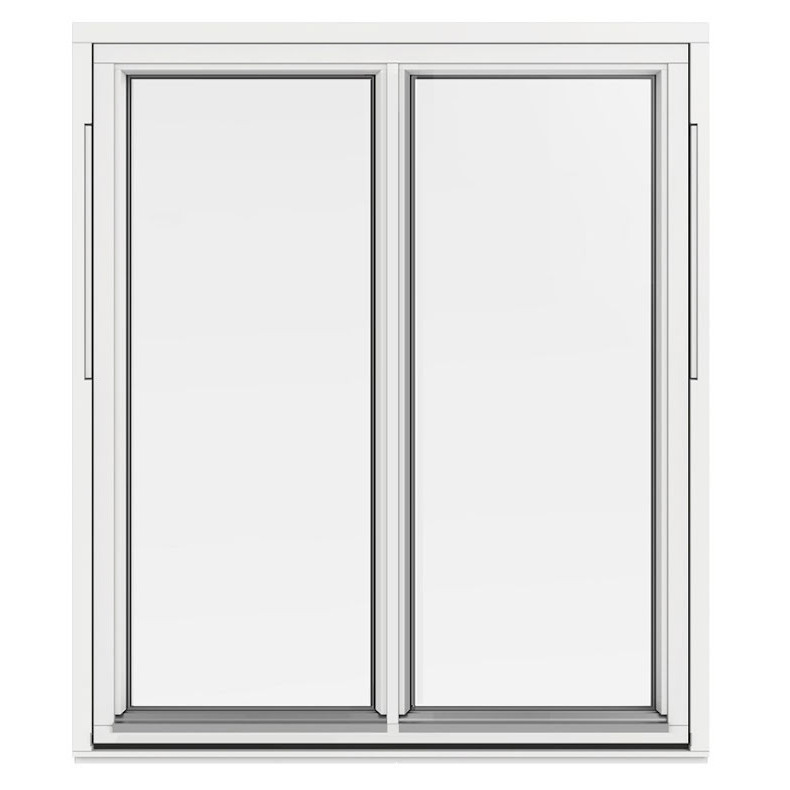 Vridfönster Outline Med En Glasdelande Post 3-glas Vitmålat Trä