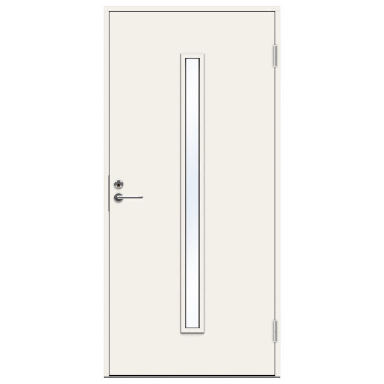 Ytterdörr Swedoor P-1700 Klarglas Vit