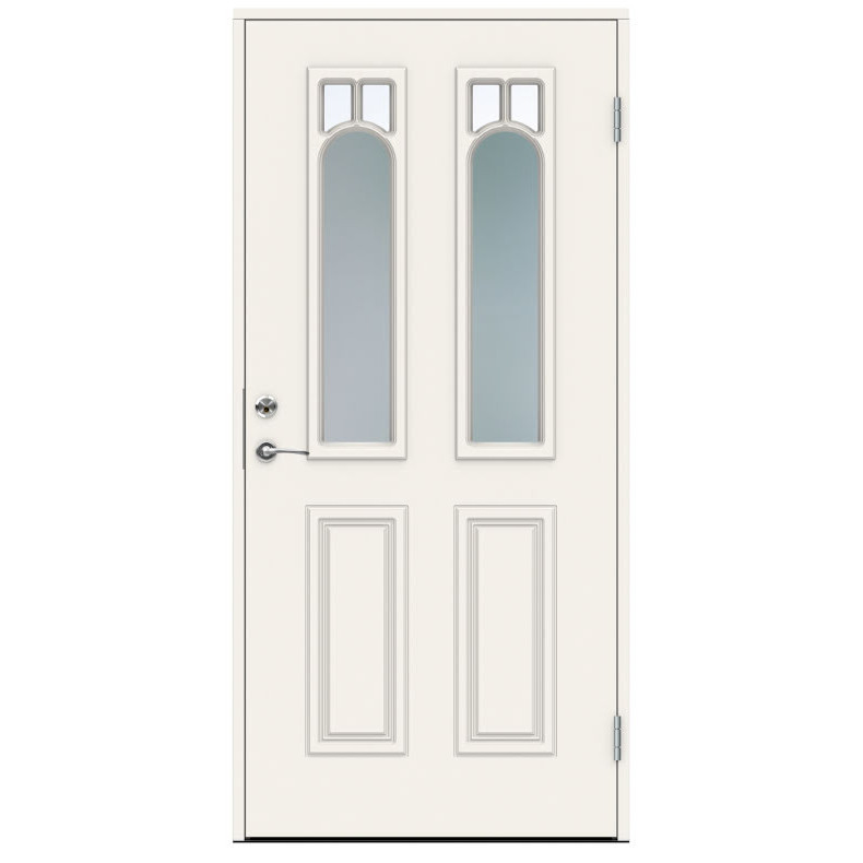 Ytterdörr Swedoor Classic Delius Dekorglas Vit