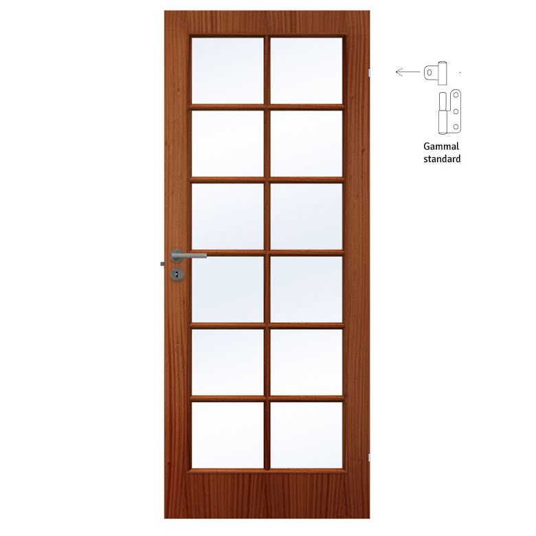 Innerdörr Gammal Standard Swedoor Easy Nature Sp12 Mahogny