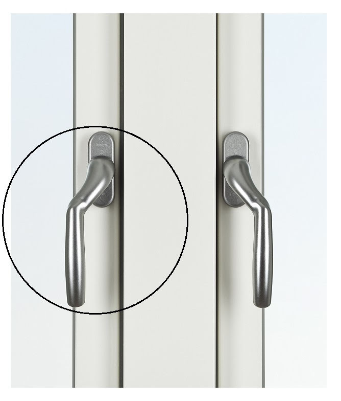 Fönsterhandtag Svenska Fönster Vänster 8x48 Mm Sprint - Bild 2