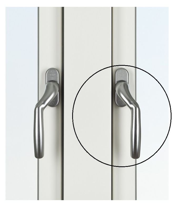 Fönsterhandtag Svenska Fönster Höger 8x48 Mm Sprint - Bild 3