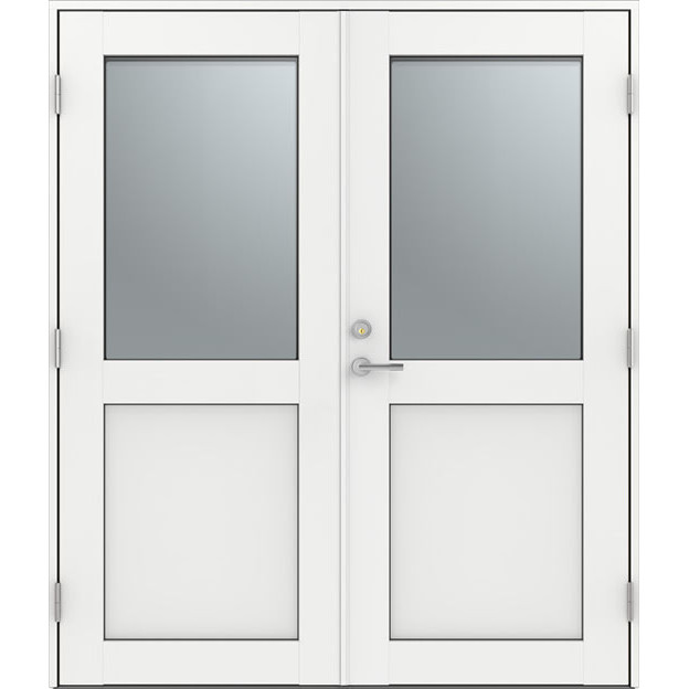 Parytterdörr Diplomat Altan 12 Vit Aluminium
