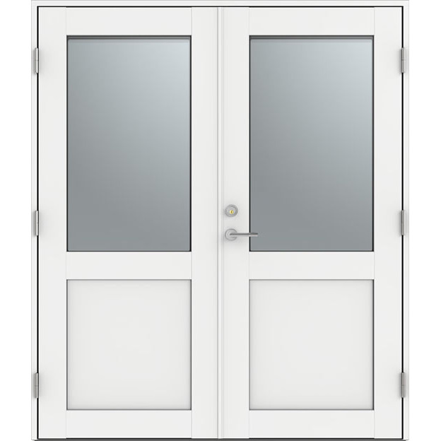 Parytterdörr Diplomat Altan 13 Vit Aluminium