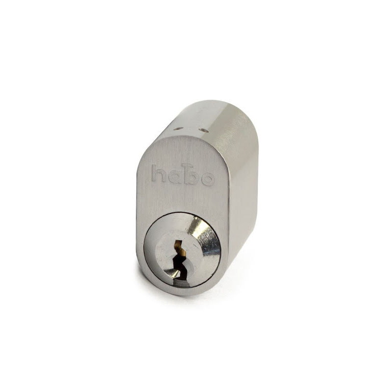 LÅSCYLINDER HABO 601 7-STIFT KROM 2-PACK