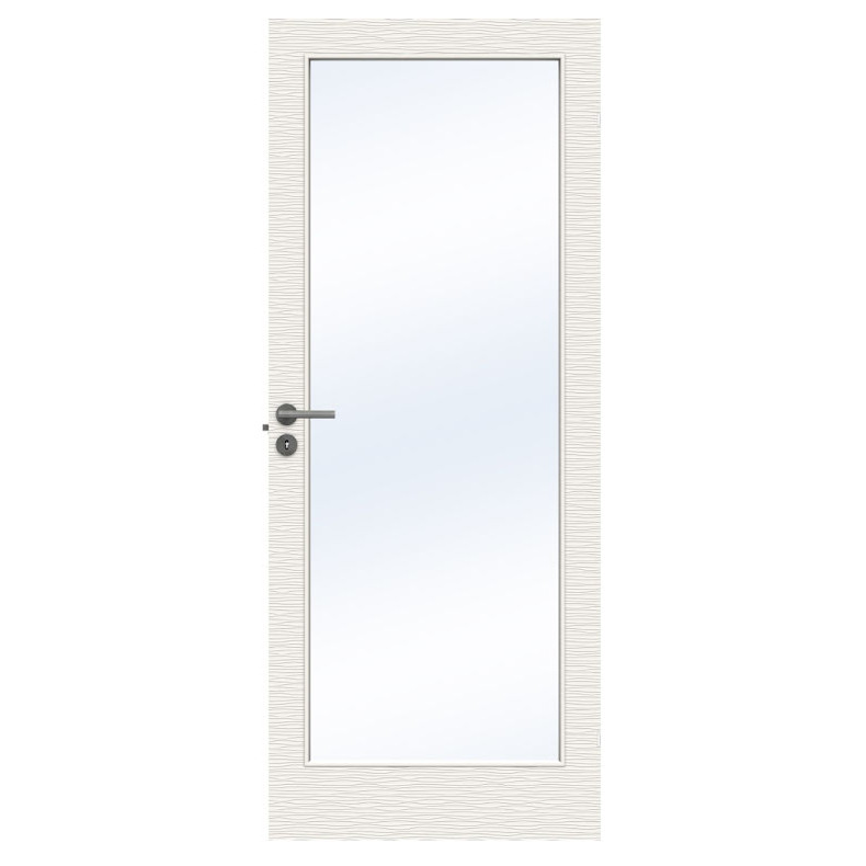 INNERDÖRR SWEDOOR CHARISMA D300 GW1 MASSIV KLARGLAS VIT