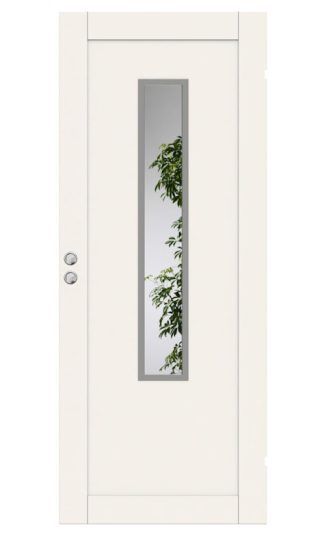 SKJUTDÖRR SWEDOOR UNIQUE 01L GWA1120 VIT KLARGLAS INFÄLLD