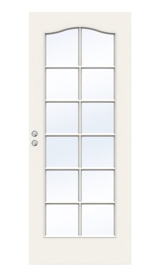 SKJUTDÖRR SWEDOOR STYLE SP12B FORMPRESSAD LÄTTDÖRR VIT INFÄLLD