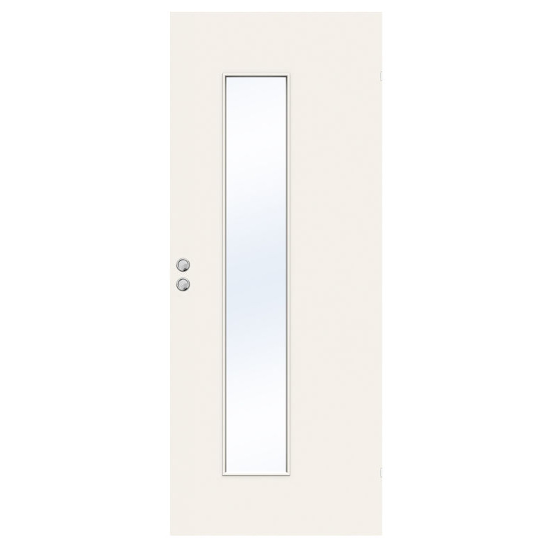 SKJUTDÖRR SWEDOOR STABLE EFFECT Q510 KLARGLAS VIT INFÄLLD