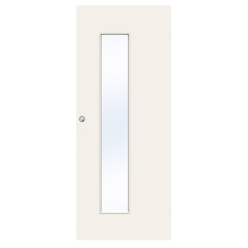 SKJUTDÖRR SWEDOOR STABLE EFFECT Q510 KLARGLAS VIT UTANPÅLIGGANDE