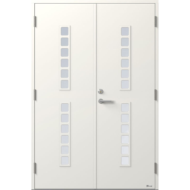 Parytterdörr Bor Rutan 831pg2 Klarglas Vit