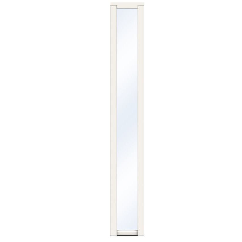 Sidoljus Swedoor SL-0 Klarglas Vit