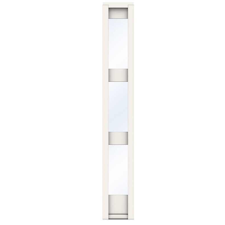 Sidoljus Swedoor SL-3 Klarglas Vit