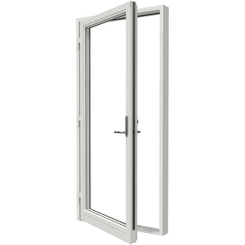 Helglasad Fönsterdörr Nordan Ntech 3-Glas Vitmålat Trä