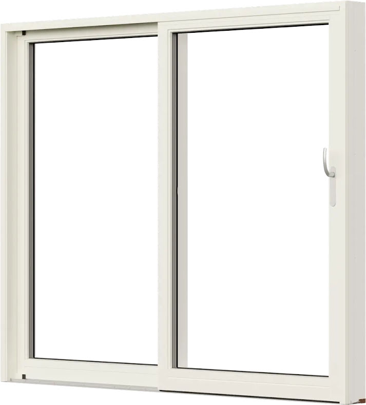 Skjutdörr Nordan Ntech 3-glas Vitmålat Trä - Bild 2