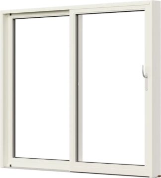 Skjutdörr Nordan Ntech 3-glas Vit Aluminium