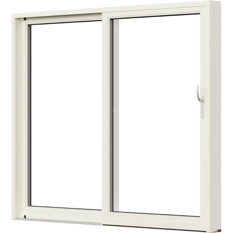 Skjutdörr Nordan Ntech 3-glas Vit Aluminium