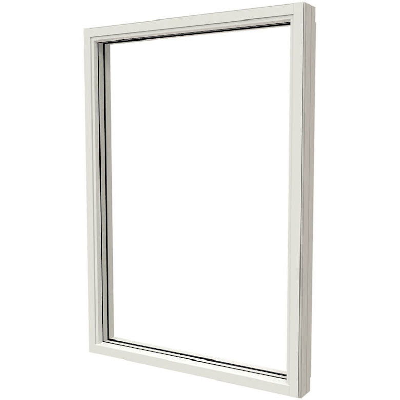 Fast Karm Nordan Ntech 3-Glas Vit Aluminium
