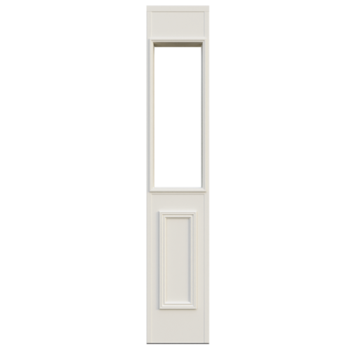 Sidoljus Leksandsdörren Hjortnäs/Sollerön Cotswoldglas Vit
