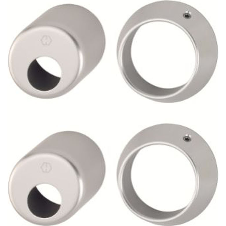 Behörsats Dubbel Rundcylinder Hoppe Alu F1