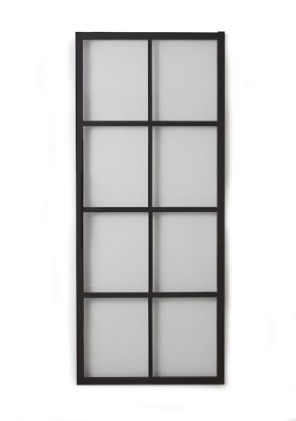 Habo Dörr Cube Svart/klarglas 900 Mm