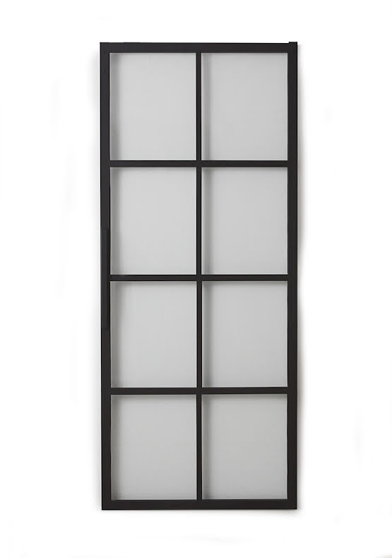 Habo Dörr Cube Svart/klarglas 1000 Mm