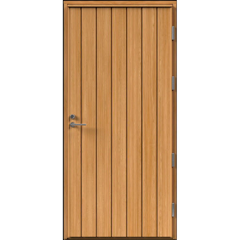 Ytterdörr Kaski Nyslott Laserad Furupanel