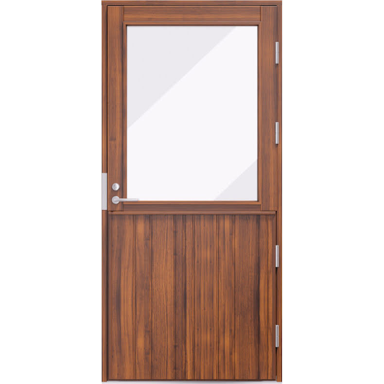 Ytterdörr Kaski Brahestad Klarglas Laserad Furupanel