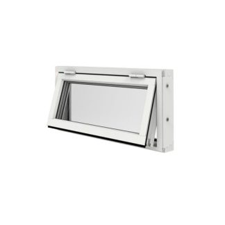Överkantshängt Elitfönster Original Alu 100 3-Glas Vitlackerad Aluminium Express