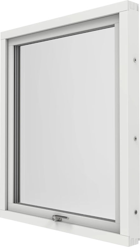 Vridfönster Elitfönster Original Trä 100 3-glas Vitmålat Trä Express - Bild 2