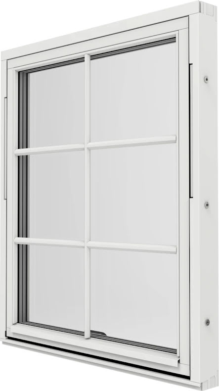 Vridfönster Elitfönster Original Trä 100 3-glas Vitmålat Trä Express - Bild 6