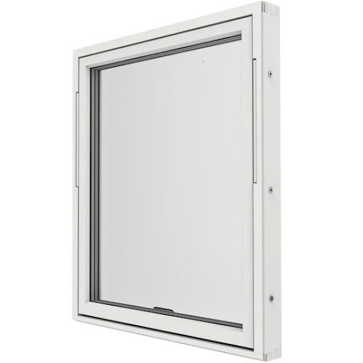 Vridfönster Elitfönster Original Alu 100 3-glas Vitlackerad Aluminium - Bild 4