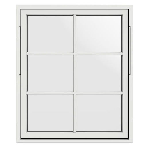 Vridfönster Elitfönster Original Alu 100 3-glas Vitlackerad Aluminium - Bild 5