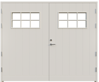 Garageport Leksandsdörren Insjön Med Glas
