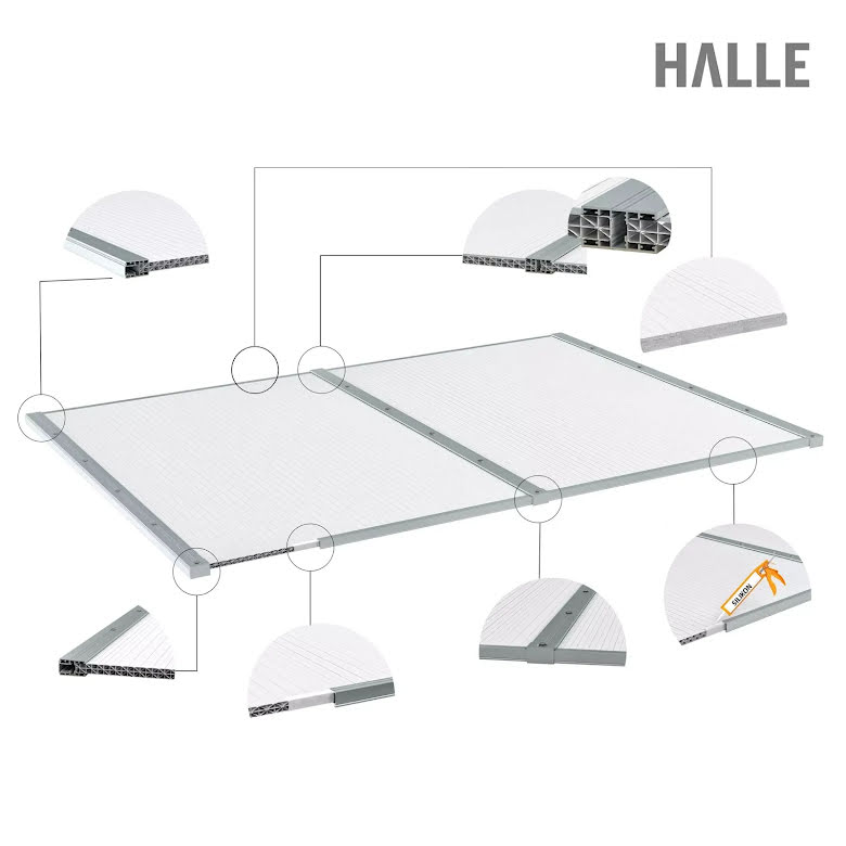 Halle Isolux Kanalplast 16mm Opal - Bild 2