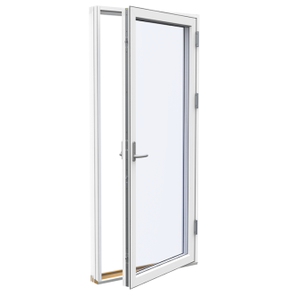 Helglasad Fönsterdörr Westcoast Windows Classic Plus 3-Glas Vit Alu