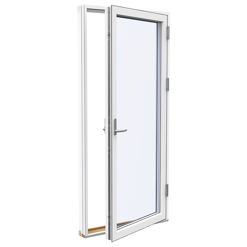 Helglasad Fönsterdörr Westcoast Windows Classic Plus 3-Glas Vit Alu