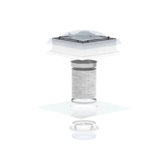 Ljustunnel TCF Velux Flex-rör Platt Tak